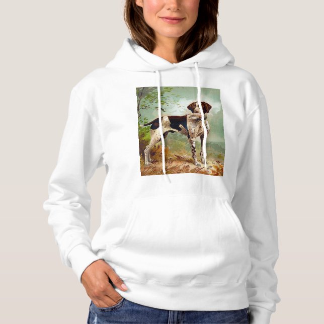 Camiseta Cão caçador com pássaro na boca (Frente)