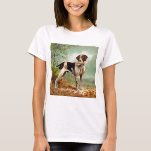 Camiseta Cão caçador com pássaro na boca