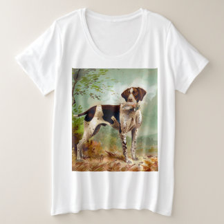 Camiseta Cão caçador com pássaro na boca