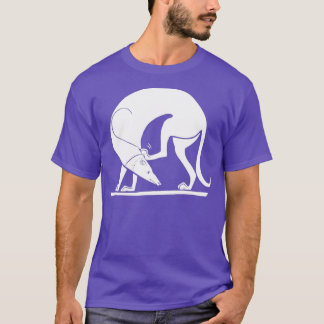 Camiseta Cão Caçador de Arte Grega Antiga Spartan Greyhound