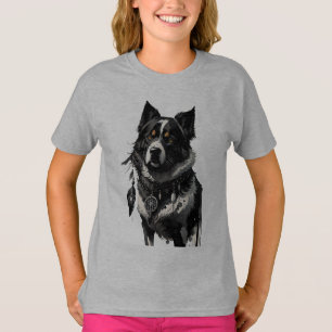 Camiseta cão, caçador de sonhos, amuleto, talismã,