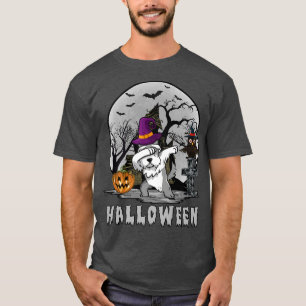 Camiseta Cão Cachorro Cachorro Miniatura de Halloween