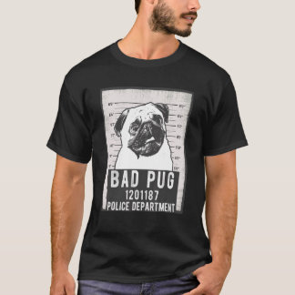 Camiseta Cão Cachorro Tiro Pug