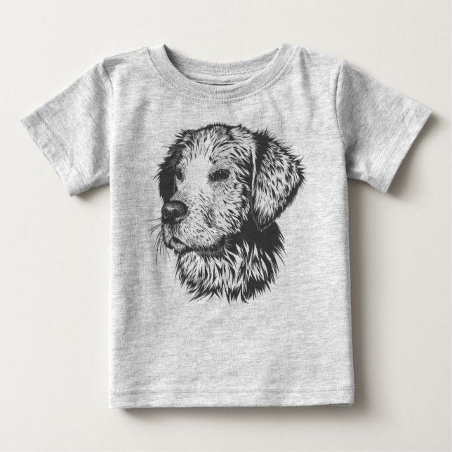 Camiseta cão, cão e cão. (Frente)