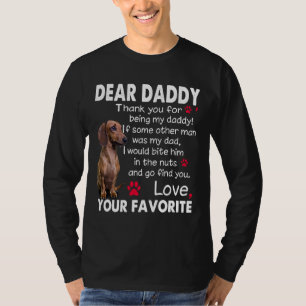 Camiseta Cão Caro Pai Engraçado Pai Quo