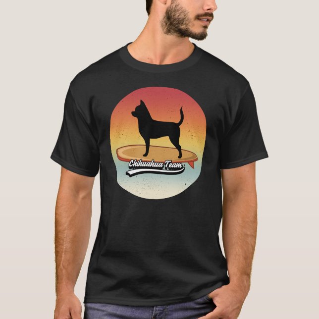 Camiseta Cão Chihuahua No Surfboard (Frente)