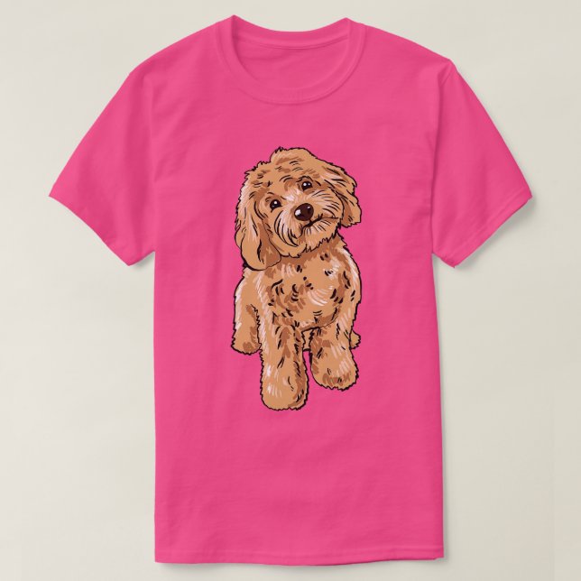Camiseta Cão Cockapoo (Frente do Design)