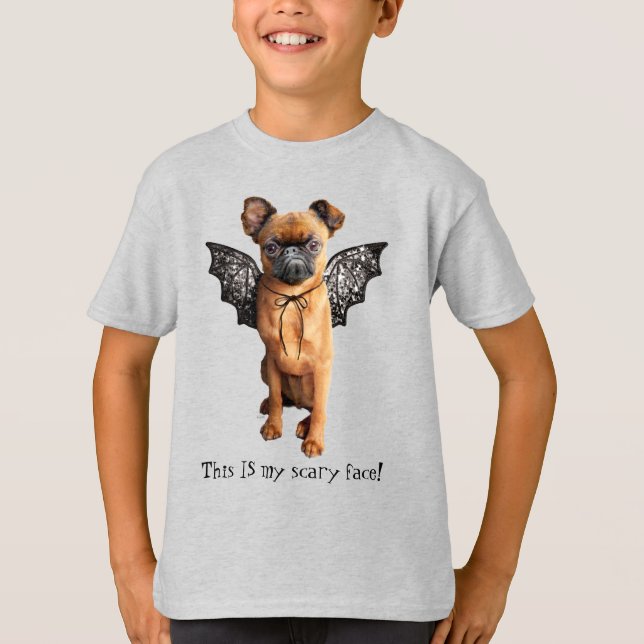 Camiseta Cão Com Asas De Bat (Frente)