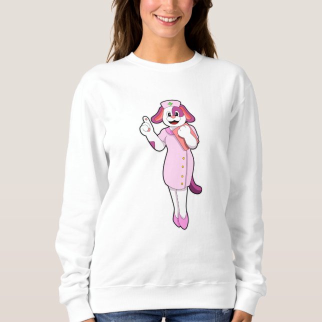 Camiseta Cão como enfermeiro (Frente)