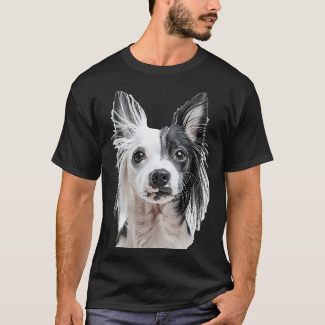 Camiseta Cão Crista Chinês (Frente)