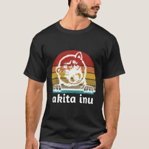 Camiseta Cão Cute Akita Inu