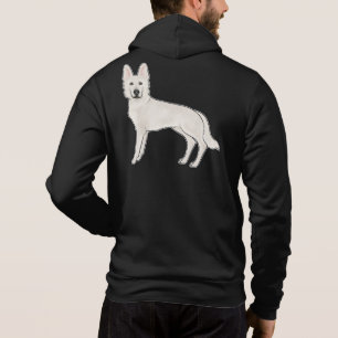 Camiseta Cão Cute Pastor Suíço Branco Berger Blanc Suisse