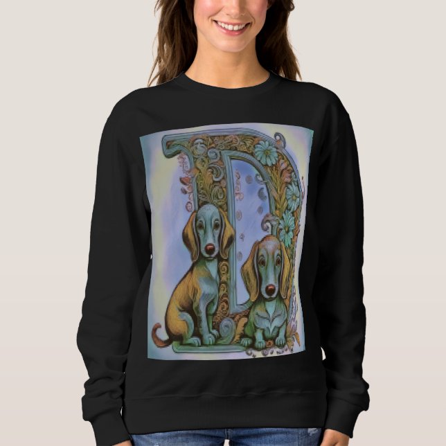 Camiseta Cão D, Alfabet (Frente)