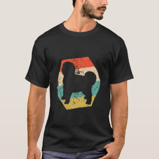 Camiseta Cão da Raça Old English Sheepdog Retro Angustiado