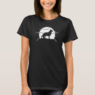 Camiseta Cão da raça Pastor Alemão Gsd  2