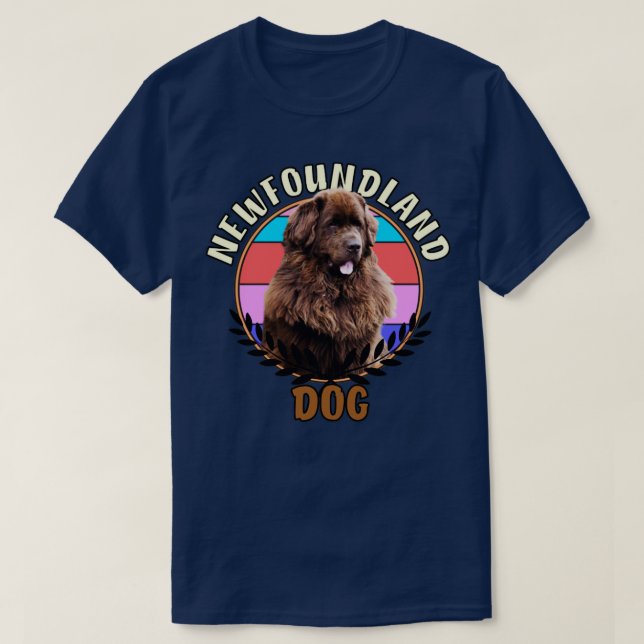 Camiseta cão da Terra Nova1 (Frente do Design)