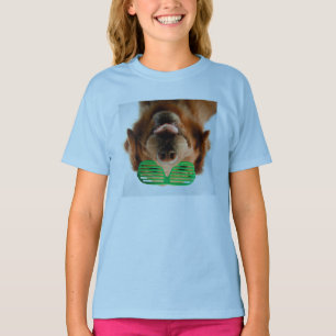 Camiseta Cão das imagens de Getty com vidros