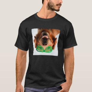 Camiseta Cão das imagens de Getty com vidros