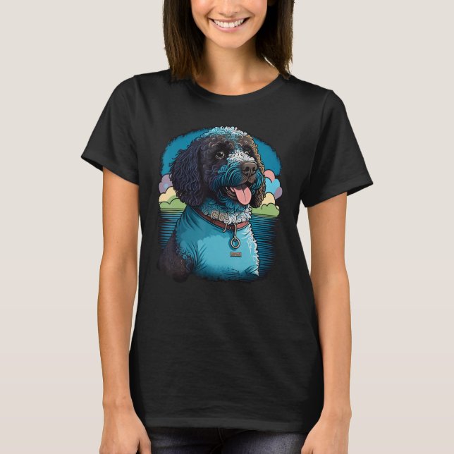 Camiseta Cão-de-água em Portugal, Cão-de-Água em Portugal (Frente)