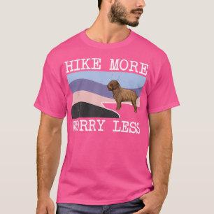 Camiseta Cão-De-Água Espanhol Levanta Mais Preocupada Menos