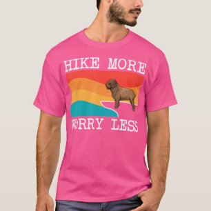 Camiseta Cão De Água Espanhol Mais Preocupada Menos Híque H