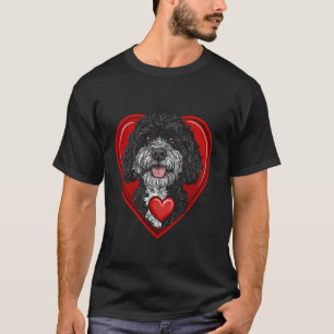 Camiseta Cão de Água Português do Dia dos Namorados