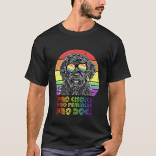 Camiseta Cão de Água Português Pro Escolha Pro Feminismo Pr