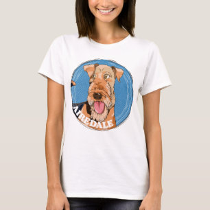 Camiseta Cão de Airedale