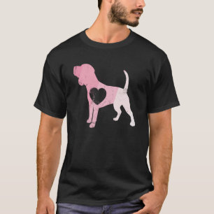 Camiseta Cão De Amor Cupido Dia de os namorados De Beagle