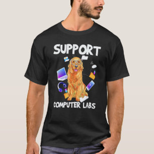 Camiseta Cão de Apoio a Professores Golden Retrievers