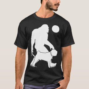Camiseta Cão-de-bico chinês andando