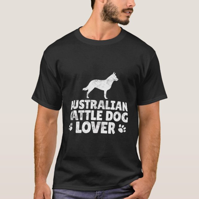 Camiseta Cão de Bovinos Australiano (Frente)