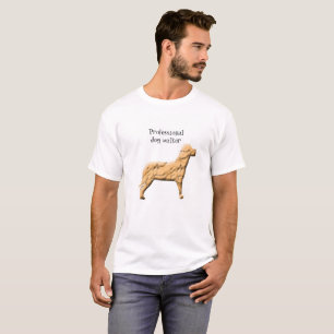 Camiseta Cão de Brown do baby-sitter profissional do
