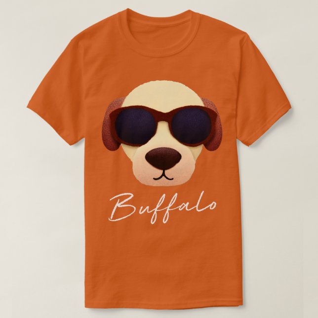 Camiseta Cão de Buffalo (Frente do Design)