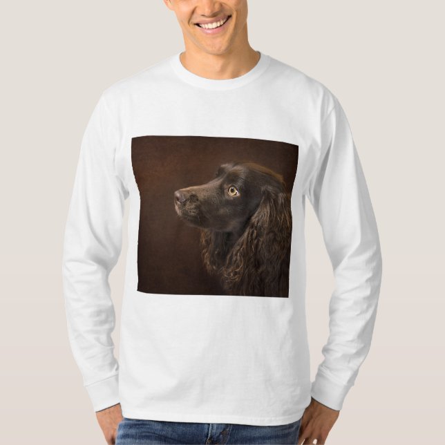 Camiseta Cão De Cabelo Castanho (Frente)