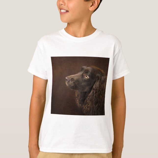 Camiseta Cão De Cabelo Castanho (Frente)
