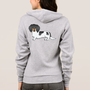 Camiseta Cão-De-Cabelo Longo Preto E Penteado