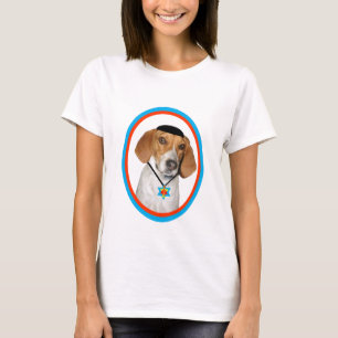 Camiseta Cão de cão engraçado de Thanksgivukkah com Yama