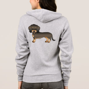 Camiseta Cão de Cartoon Cachshund Cachshund com Cabelo Selv