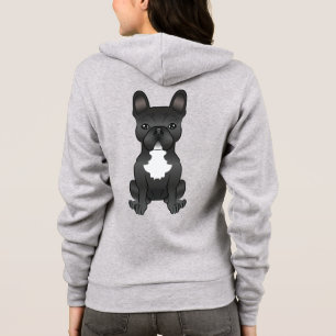 Camiseta Cão-De-Cartoon Negro E Branco