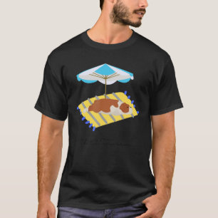 Camiseta Cão De Corgi Corgês Gelado Para Animais Preguiçoso