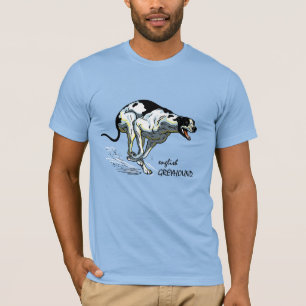 Camiseta cão de corrida de galgos