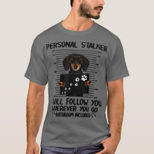 Camiseta Cão de Dachshund do Conversor Pessoal