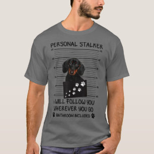 Camiseta Cão de Dachshund do Conversor Pessoal1