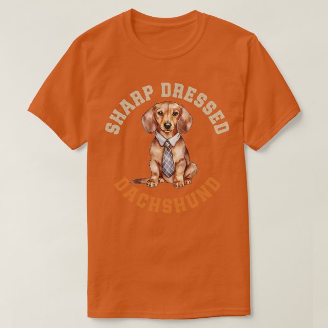 Camiseta Cão de Dachshund Gelado (Frente do Design)