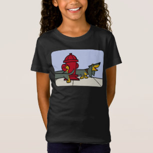 Camiseta Cão-De-Dachshund Hidratante De Incêndio Aprovado