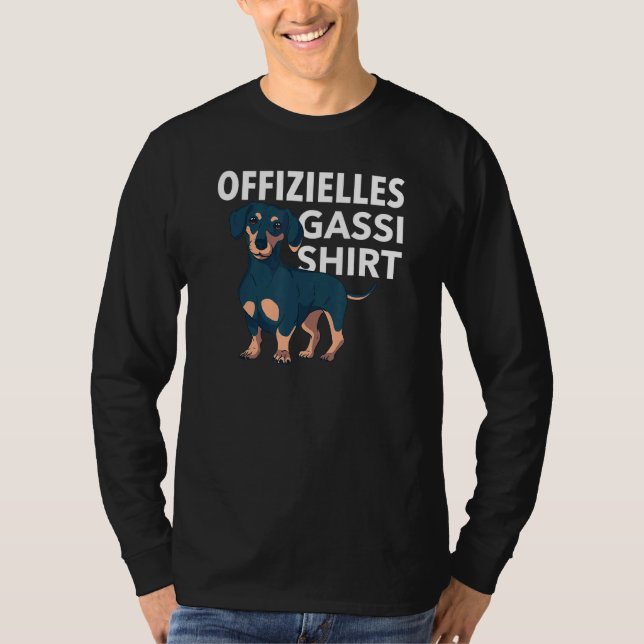 Camiseta Cão de Dachshund Oficial (Frente)