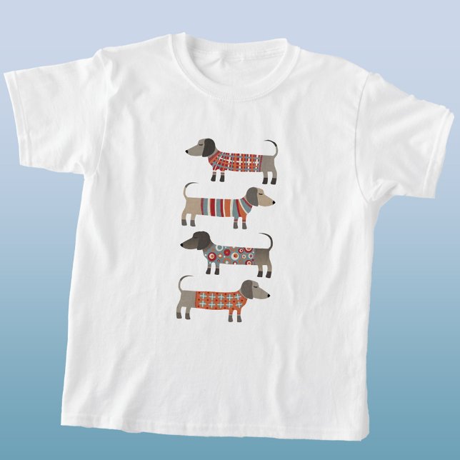 Camiseta Cão de Enchimento (Dachshund Wiener Sausage Dog t-shirt)