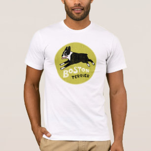 Camiseta Cão de estimação bonito do estilo legal do vint