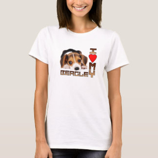 Camiseta Cão de filhote de cachorro do lebreiro